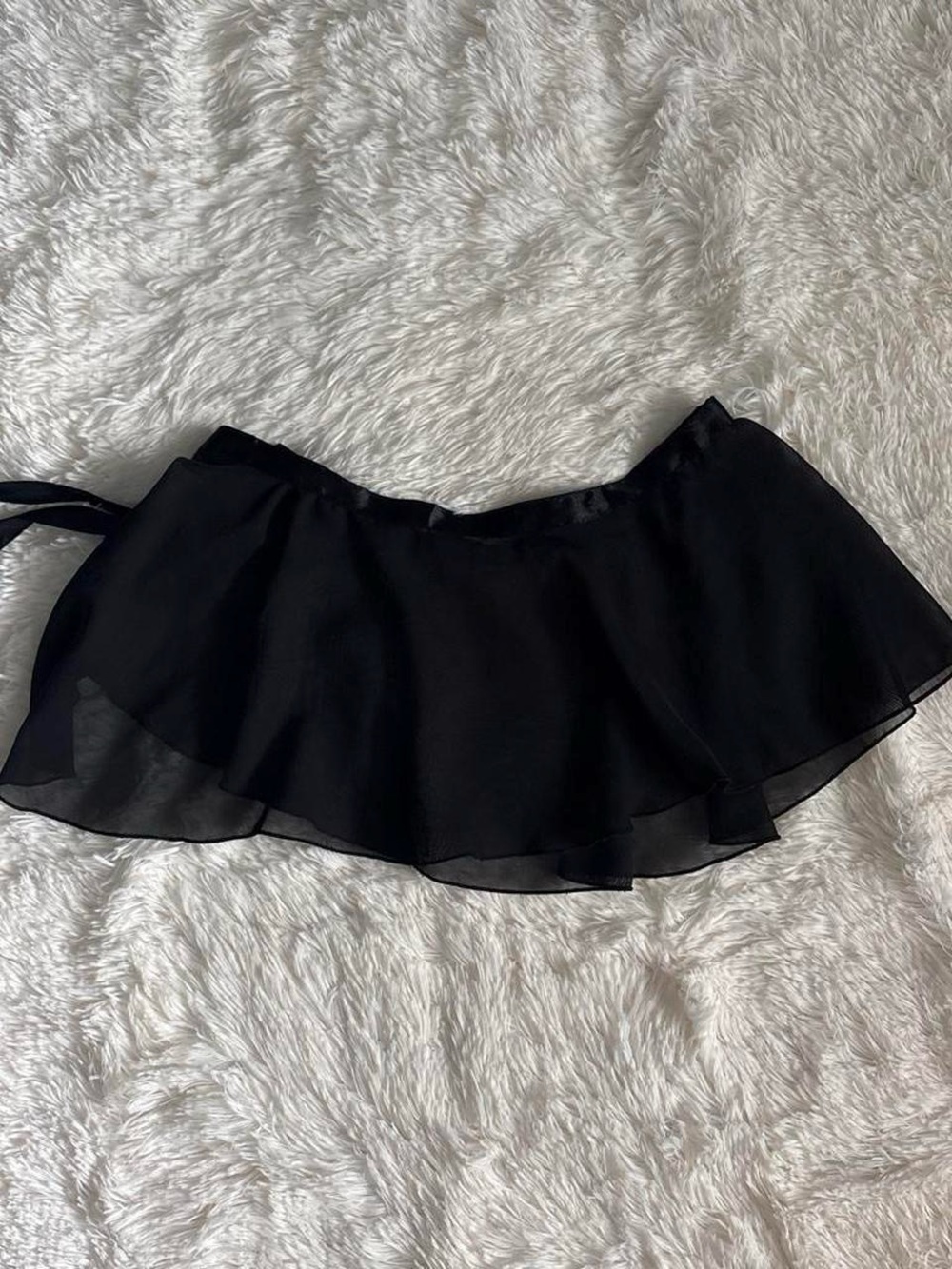 Sheer Wrap Skirt